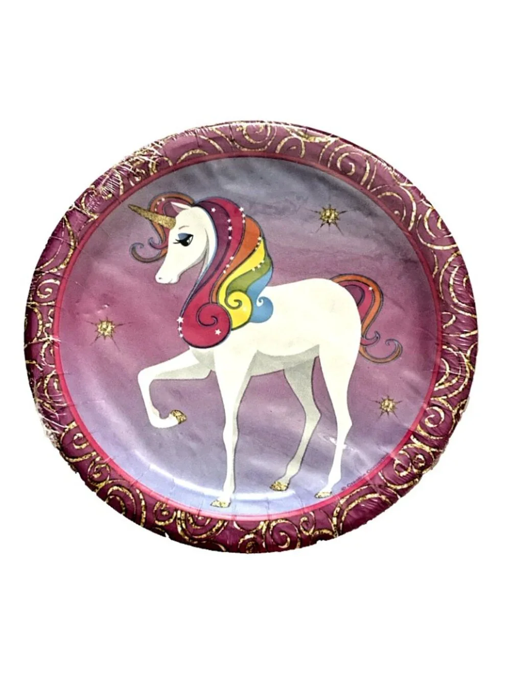 Birthday Party Kit Girls Unicorn PAPER PLATES & NAPKINS - 58 Pc